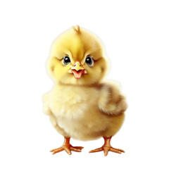 Fototapeta premium art of a character of a chick baby of chicken