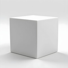 3d box white