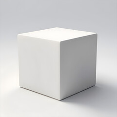 3d box white