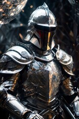 Fototapeta premium Knight Hero and RPG character asset for games artwork and 4k wallpapers of cinematic epic realism