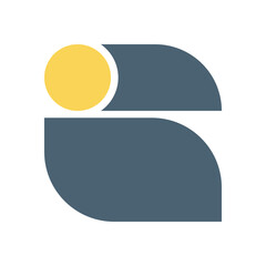 Display bauhaus vector font bold letter logo Z alphabet capital geometry Typeface abc element for social media, web design, poster, banner, greeting card