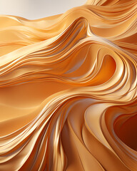 Abstract orange wavy wallpaper background