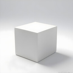 white 3d box