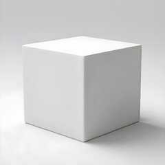 white 3d box