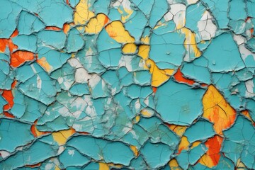 cracked paint texture on a fiberglass surface