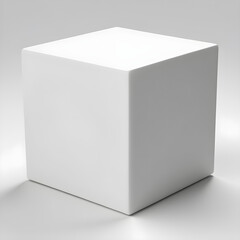 white 3d box
