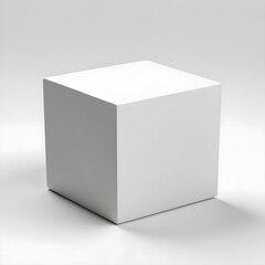 White 3d box