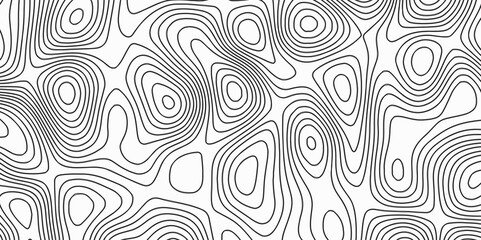 Natural printing illustrations of Map in Contour Line Light topographic topo contour Black-white background from a line similar to a Topographic 