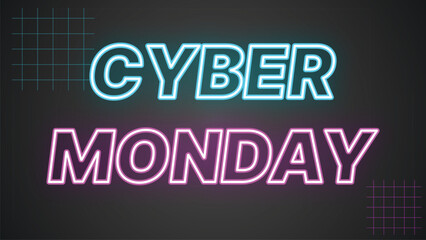 Cyber monday tag banner sale free vector