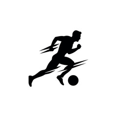 football player silhouette