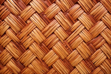 close-up of a woven basket pattern