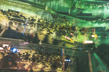 Fototapeta na wymiar Elbphilharmonie Abstrakt
