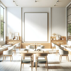 A minimalist style coffee shop