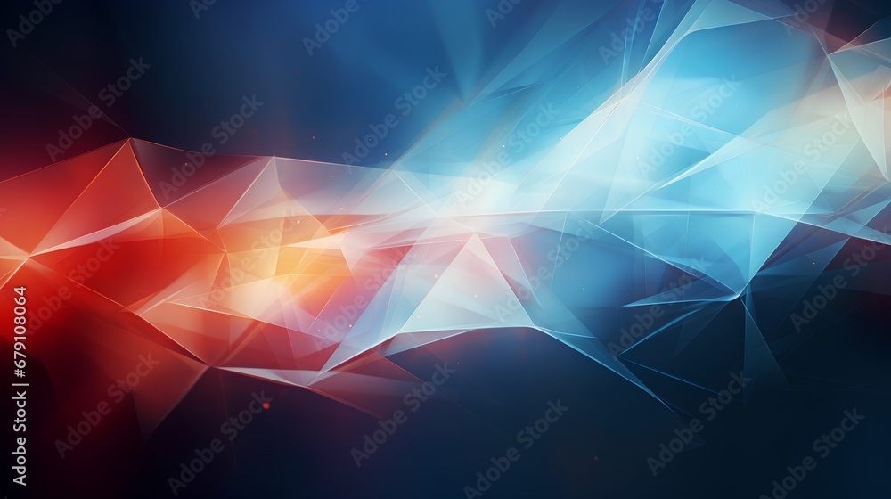 Poster a vibrant digital abstract background featuring dynamic, flowing waves in a spectrum of colors, crea