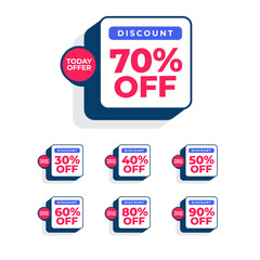 Sale promotional banner with discount label.