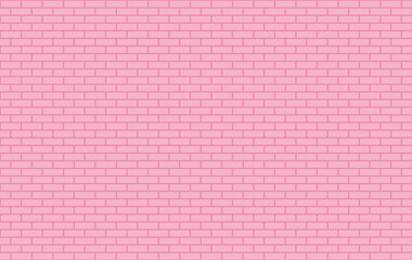 Pink brick wall background. Abstract geometric pattern