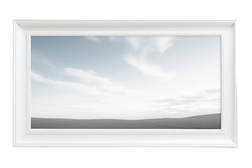 Digital Frame Isolated on Transparent Background. Ai