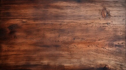 wooden chopping board background, old distressed scratched brown color surface for photography backdrop with natural vignette - obrazy, fototapety, plakaty