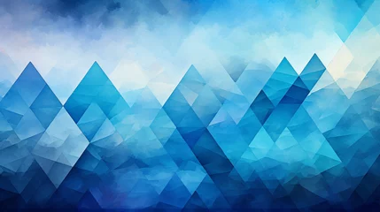 Foto op Canvas abstract blue background HD 8K wallpaper Stock Photographic Image © AA