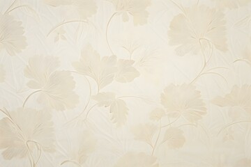 Fototapeta premium Beige Botanical Wallpaper Background.