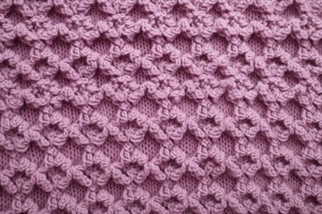 Fototapeta premium detailed texture of a plush knitted throw