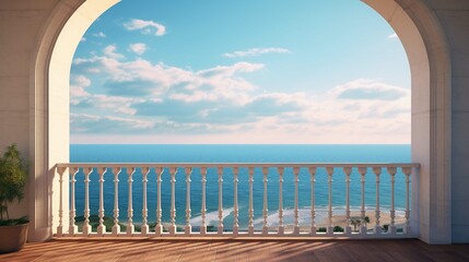 sea view from balcony