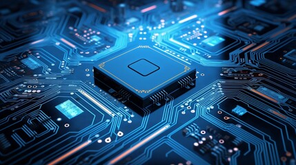 Fototapeta premium The challenges of CPU security in the era of cyber threats.