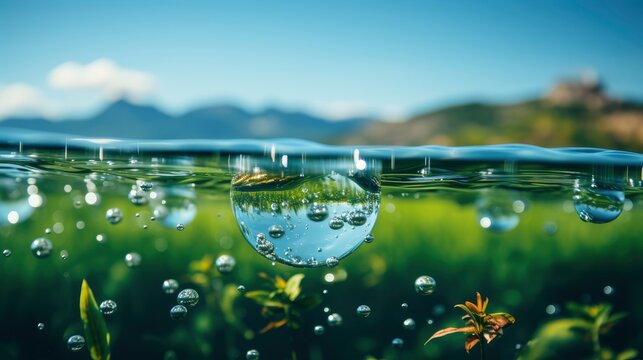 Water Spring On Alps Mountains Background, HD, Background Wallpaper, Desktop Wallpaper