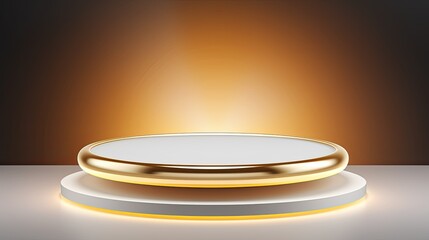 abstract round scene for product display Podium