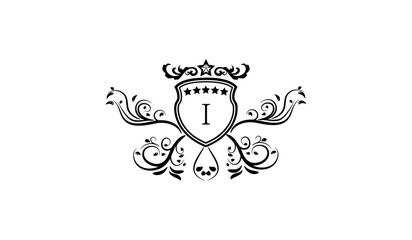 Luxury Crown Card Logo I