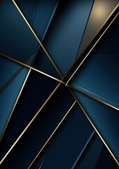 Abstract template blue geometric diagonal background