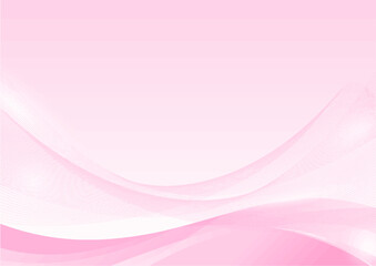 Abstract modern light pink wave background with space for your text. vector illustration