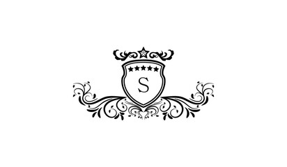 Luxury Crown Card Logo S