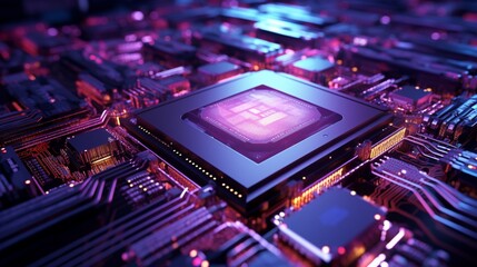 Fototapeta na wymiar The impact of thermal design on CPU longevity.