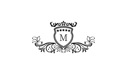 Luxury Crown Card Logo M