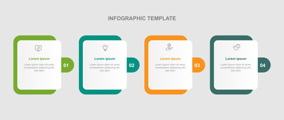 Infographic template vector 