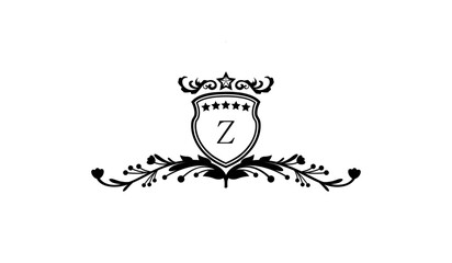 Halloween Monster Skull Logo Z