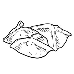 Hand Drawn Dim Sum Set