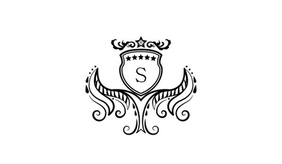 Luxury Alphabet Logo S
