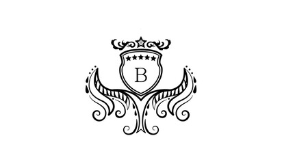 Luxury Alphabet Logo B