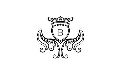 Luxury Alphabet Logo B
