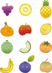 과일 채소 아이콘