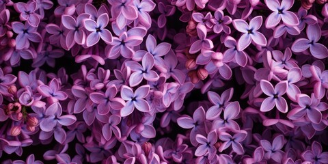 Obraz premium Beautiful spring floral background of purple lilac