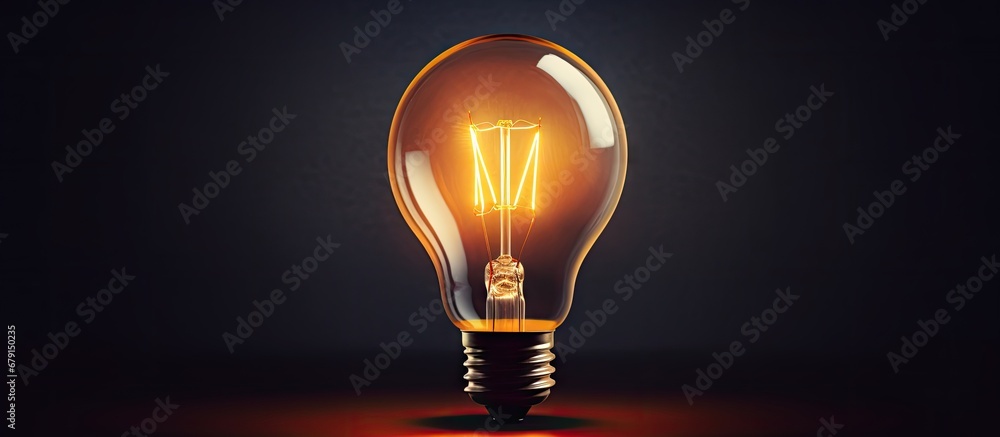 Poster illumination device copy space image place for adding text or design