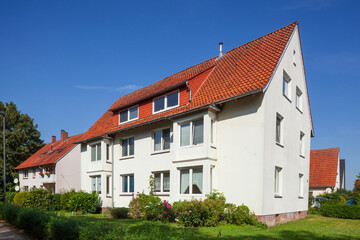 Modernes Wohnhaus, Elsfleth, Wesermarsch, Niedersachsen, Deutschland