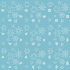 seamless snowflake pattern