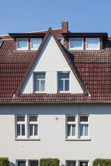 Modernes Wohnhaus, Elsfleth, Wesermarsch, Niedersachsen, Deutschland