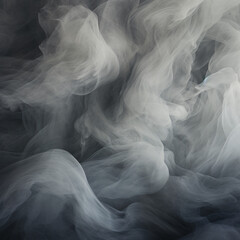 Fondo abstracto con formas de humo, con tonos grises y difuminado de luz