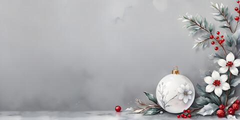 Christmas and New Year holiday background