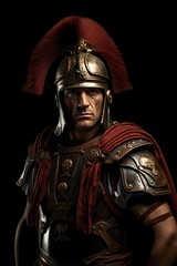 Fototapeta premium haughty and proud Roman centurion